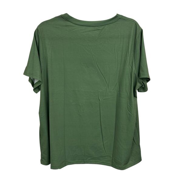 SHEIN Curve Green Positano Italian Lemon Graphic Short Sleeve Tee Womens 1XL - Picture 4 of 4